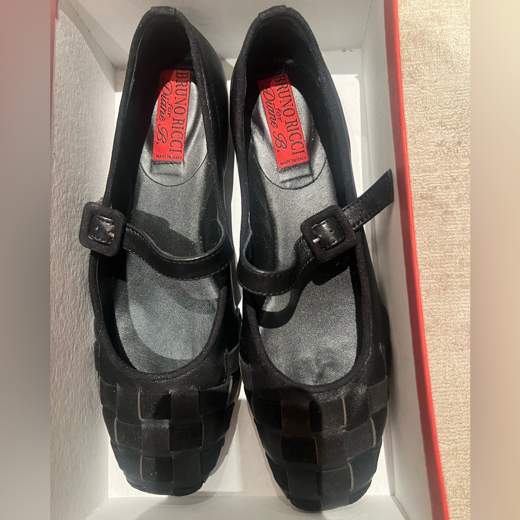 Ballet Flats - Leather And Suede Weave ( Like Bottega ) Size 38